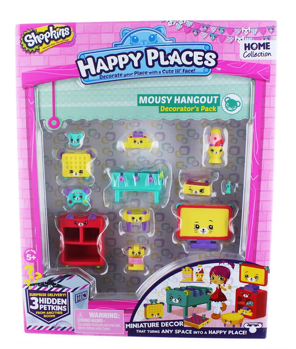 Shopkins Happy Places S2 Decorator Pack: Mousy Hangout