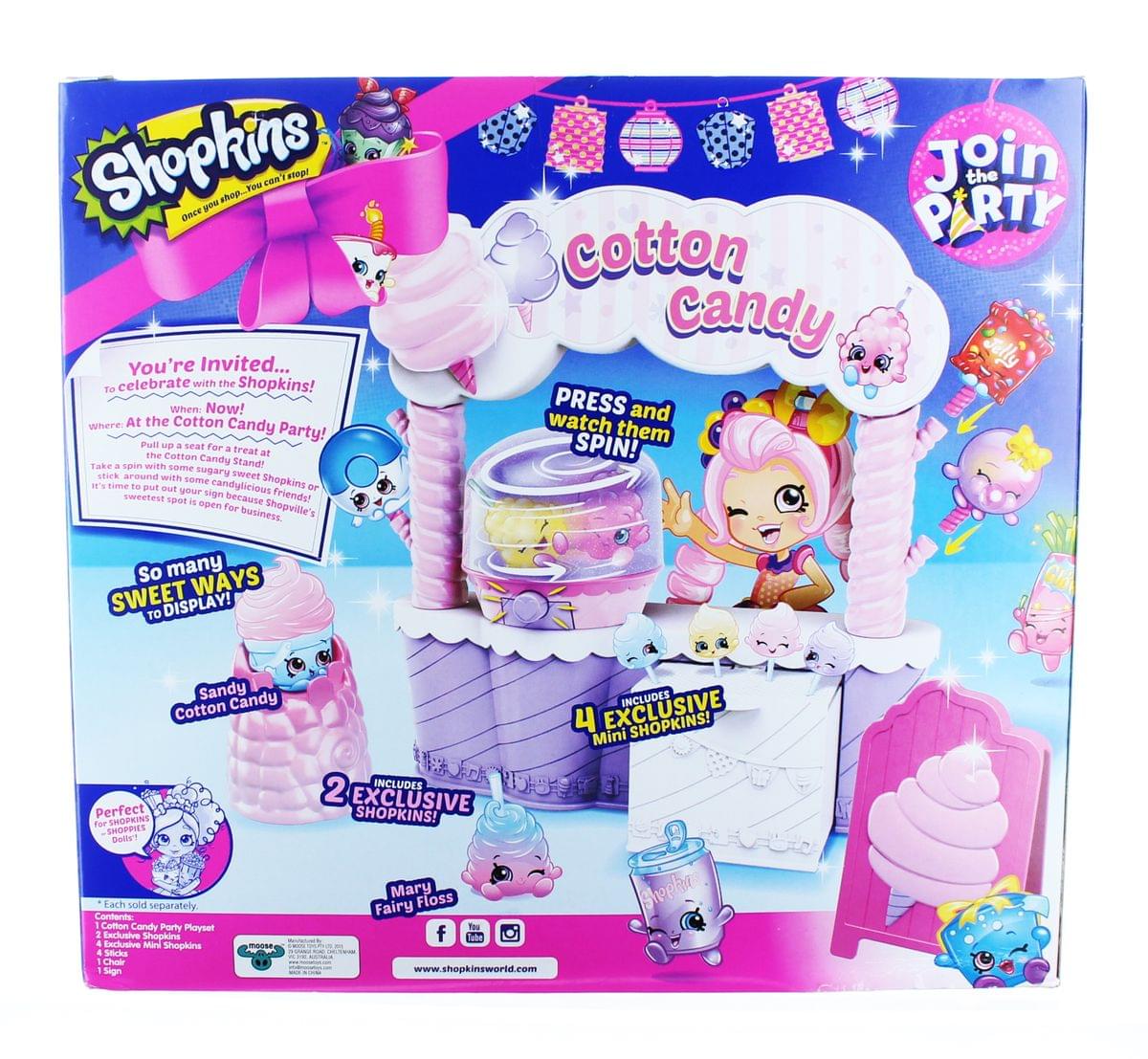 Shopkins S7 Join the Party Playset: Cotton Candy Party