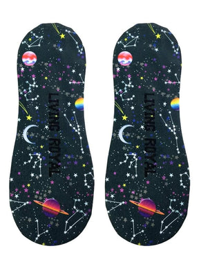 Constellations Adult Liner Socks