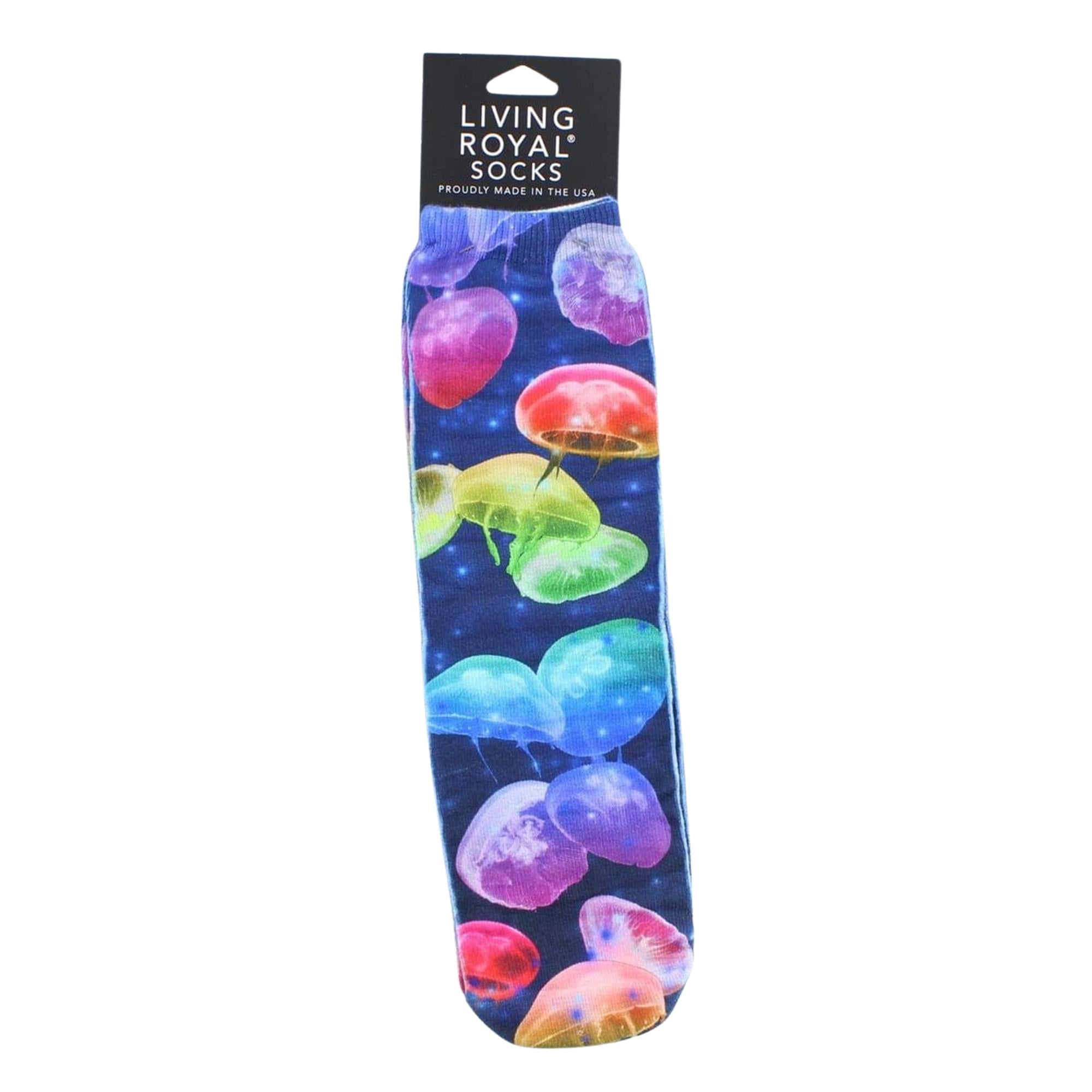 Jellyfish Photo Print Knee High Socks