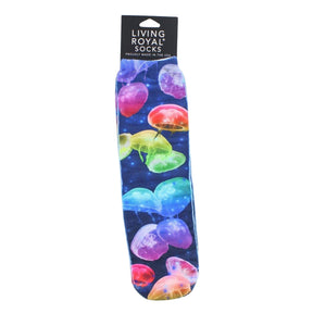 Jellyfish Photo Print Knee High Socks