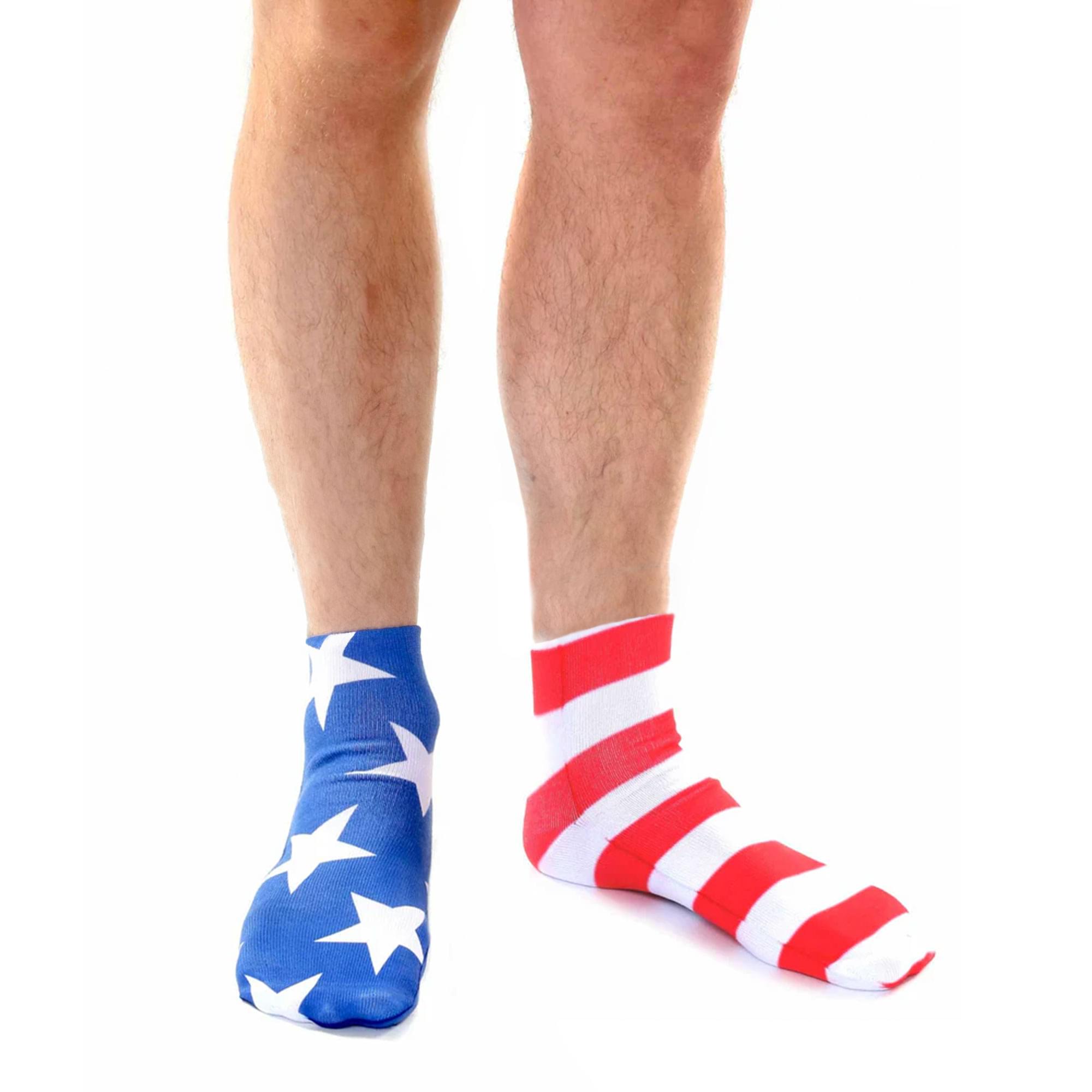 Unisex Stars & Stripes Ankle Socks