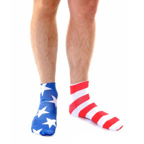 Unisex Stars & Stripes Ankle Socks