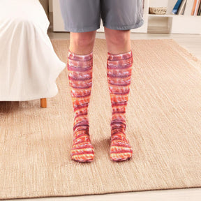 Bacon Photo Print Knee High Socks