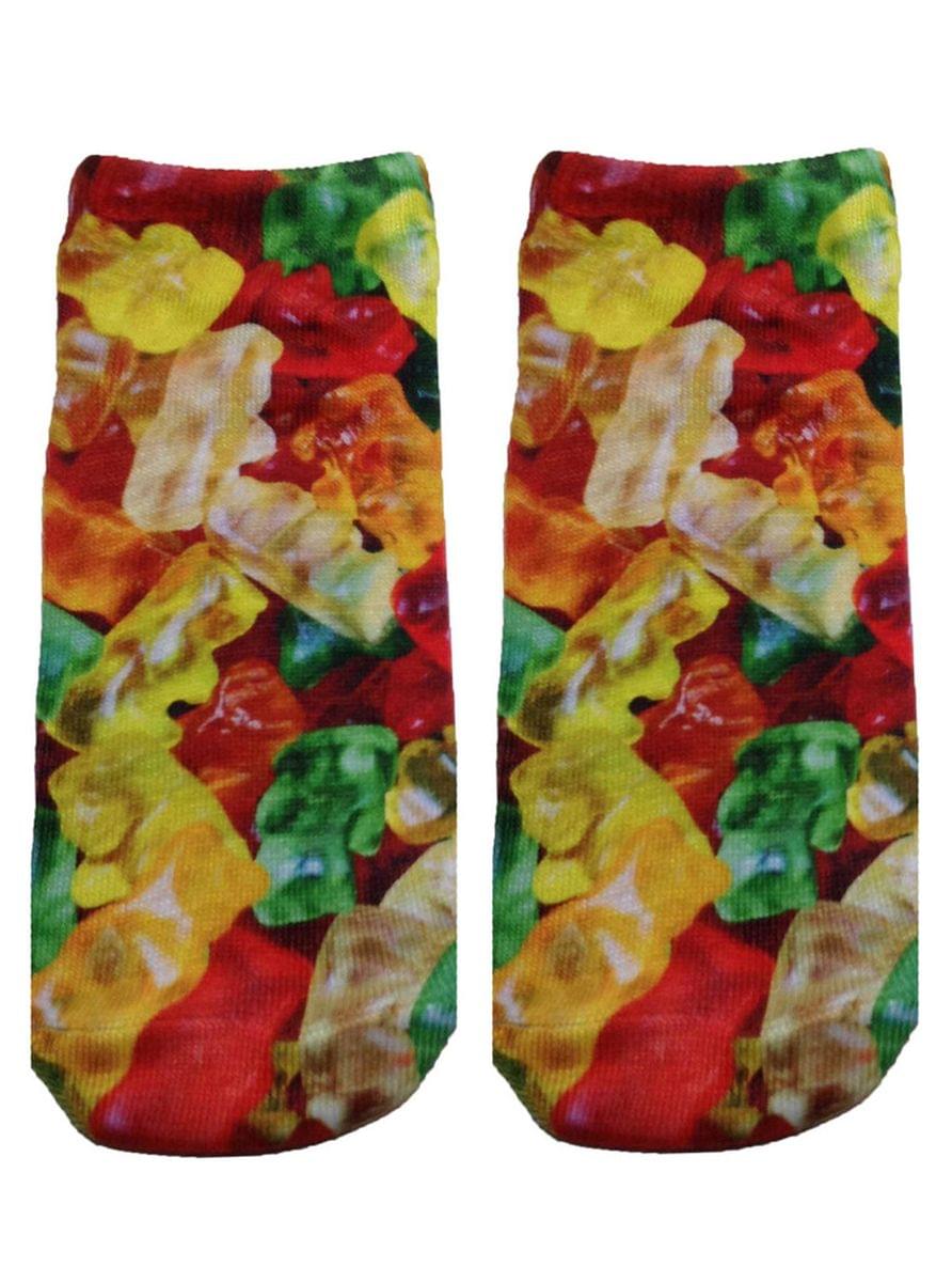 Gummy Bears Photo Print Ankle Socks