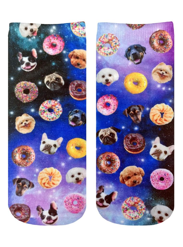 Living Royal Photo Print Ankle Socks: Dog Cravings