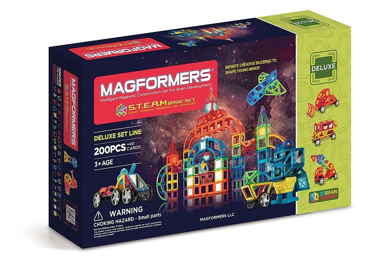 Magformers Deluxe S.T.E.A.M Basic 200 Piece Set