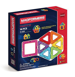 Magformers 14-Piece Magnetic Construction Set