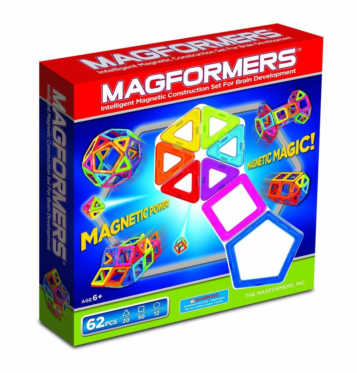 Magformers Magnetic 62 Piece Set