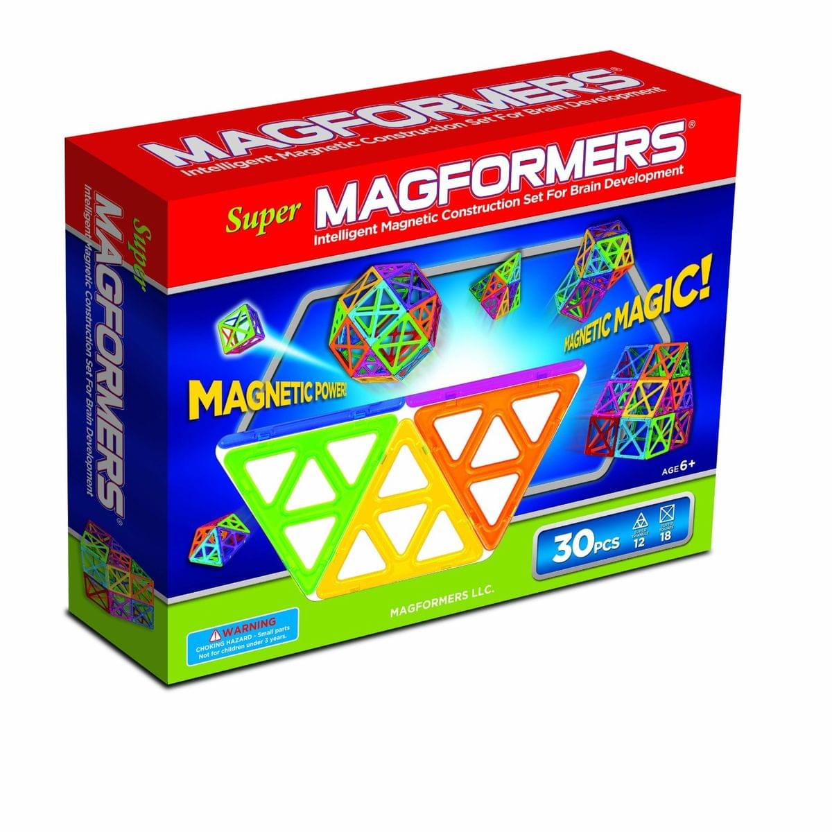 Magformers Super Magnetic 30 Piece Set