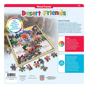 Desert Friends 48 Piece Real Wood Jigsaw Puzzle