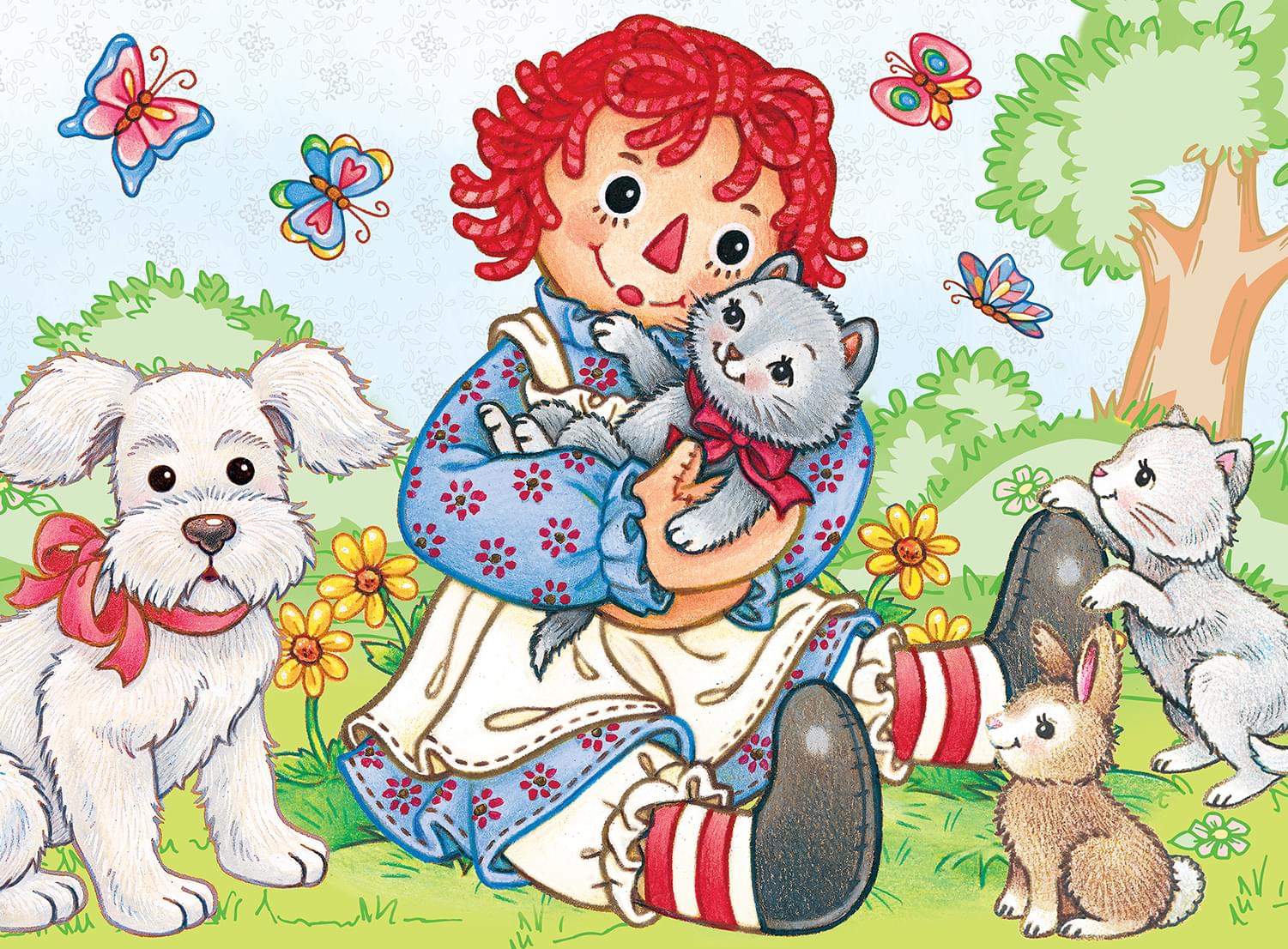 Raggedy Ann & Andy Best Friends 60 Piece Jigsaw Puzzle