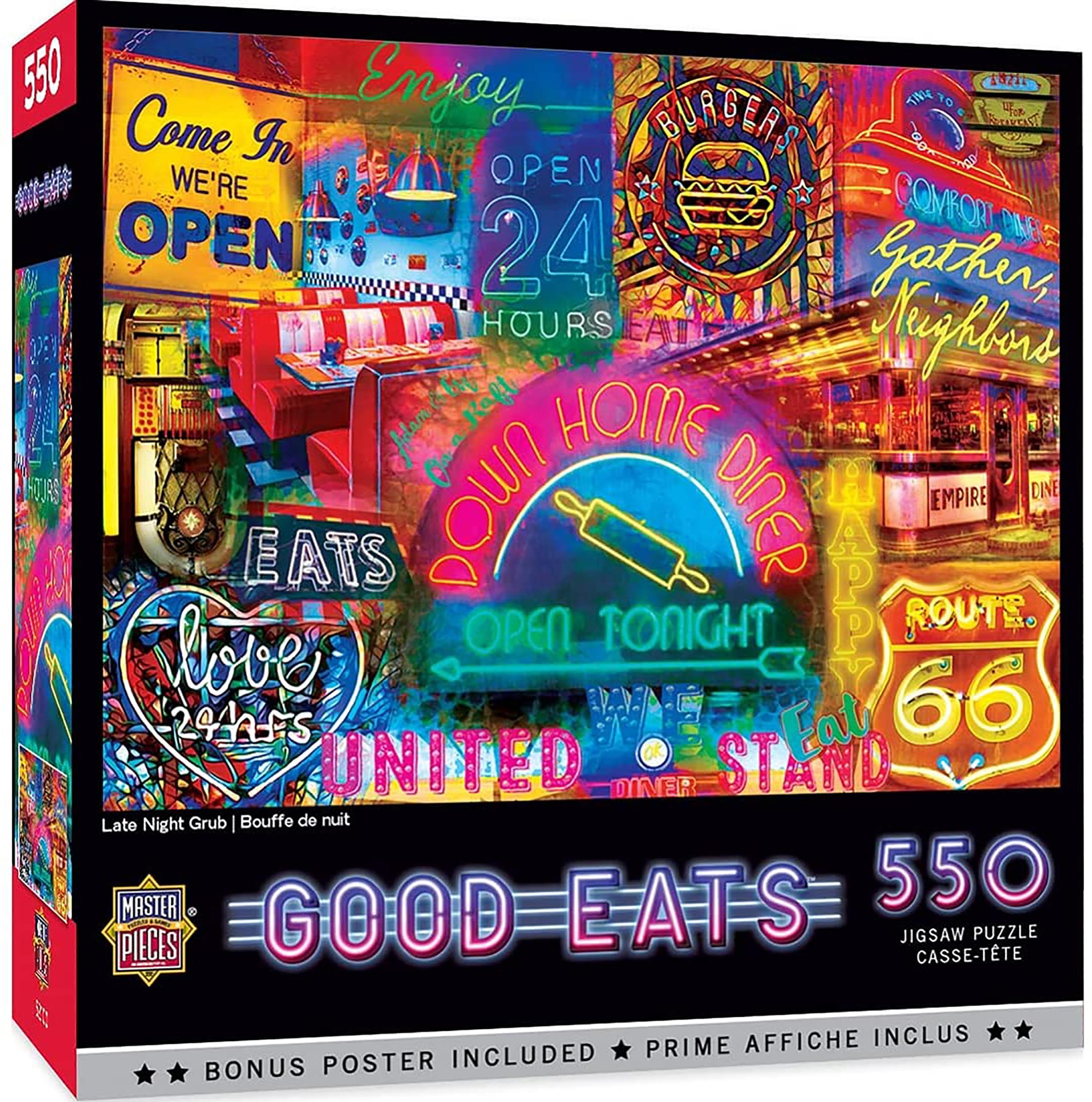 Late Night Grub 550 Piece Jigsaw Puzzle