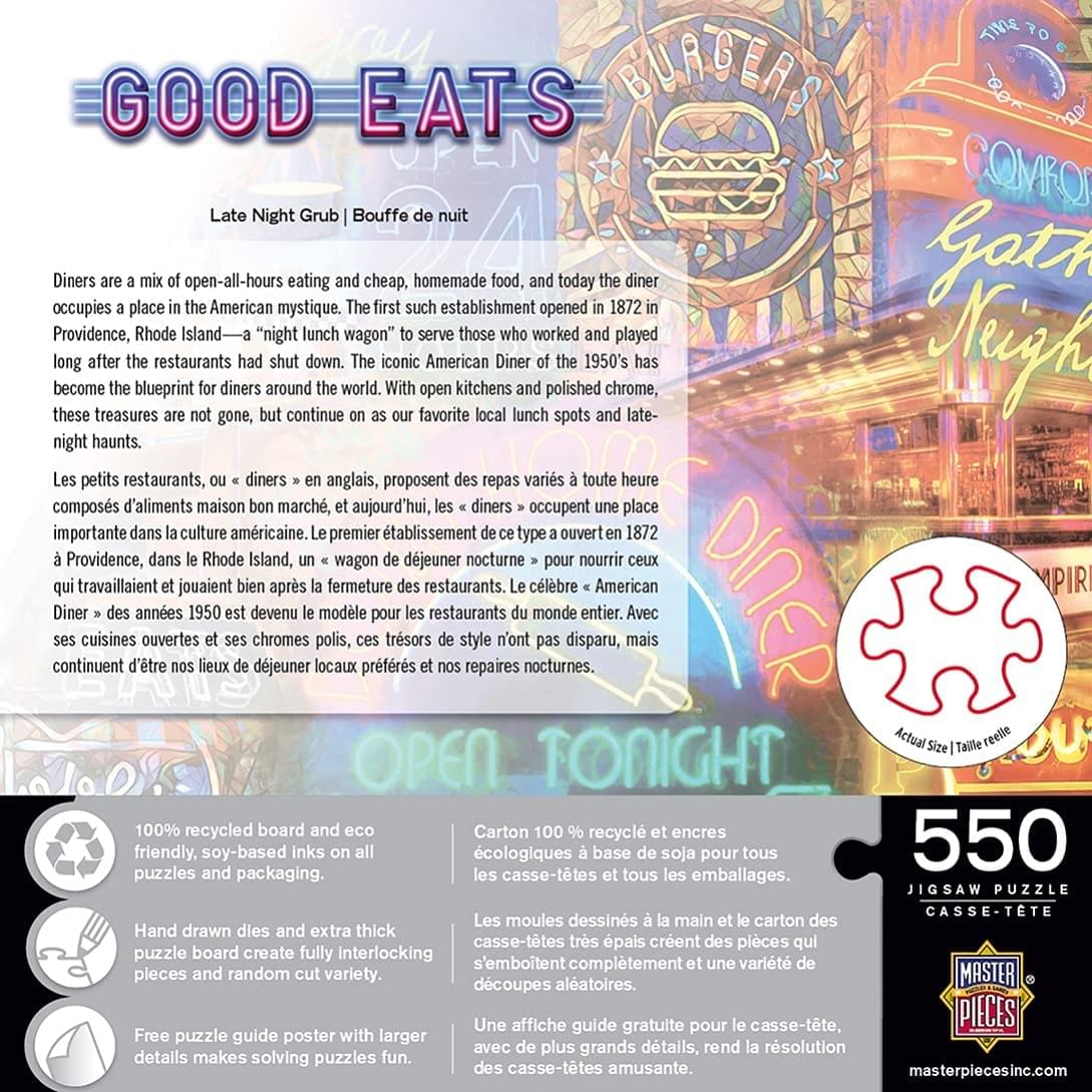 Late Night Grub 550 Piece Jigsaw Puzzle