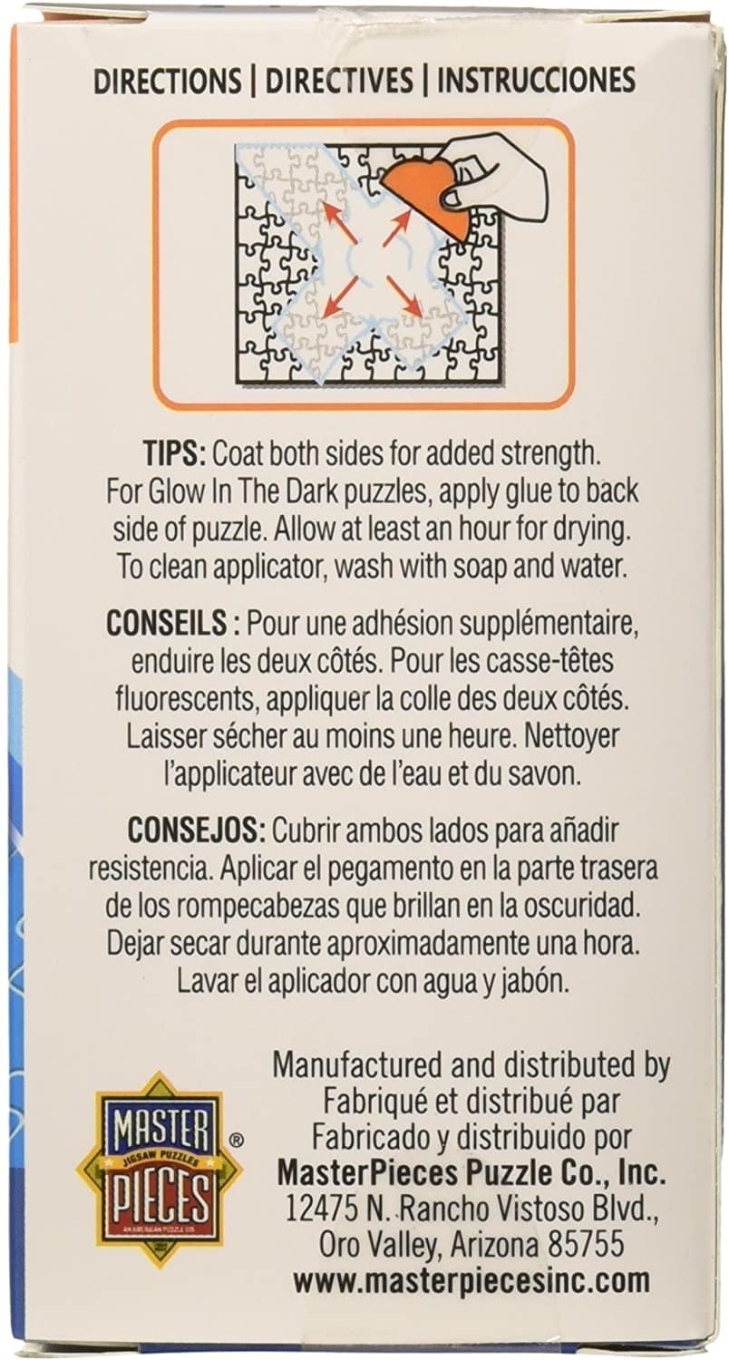 MasterPieces 5 Ounce Jigsaw Puzzle Glue with Spreader Cap