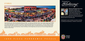 Sturgis South Dakota 1000 Piece Panoramic Jigsaw Puzzle