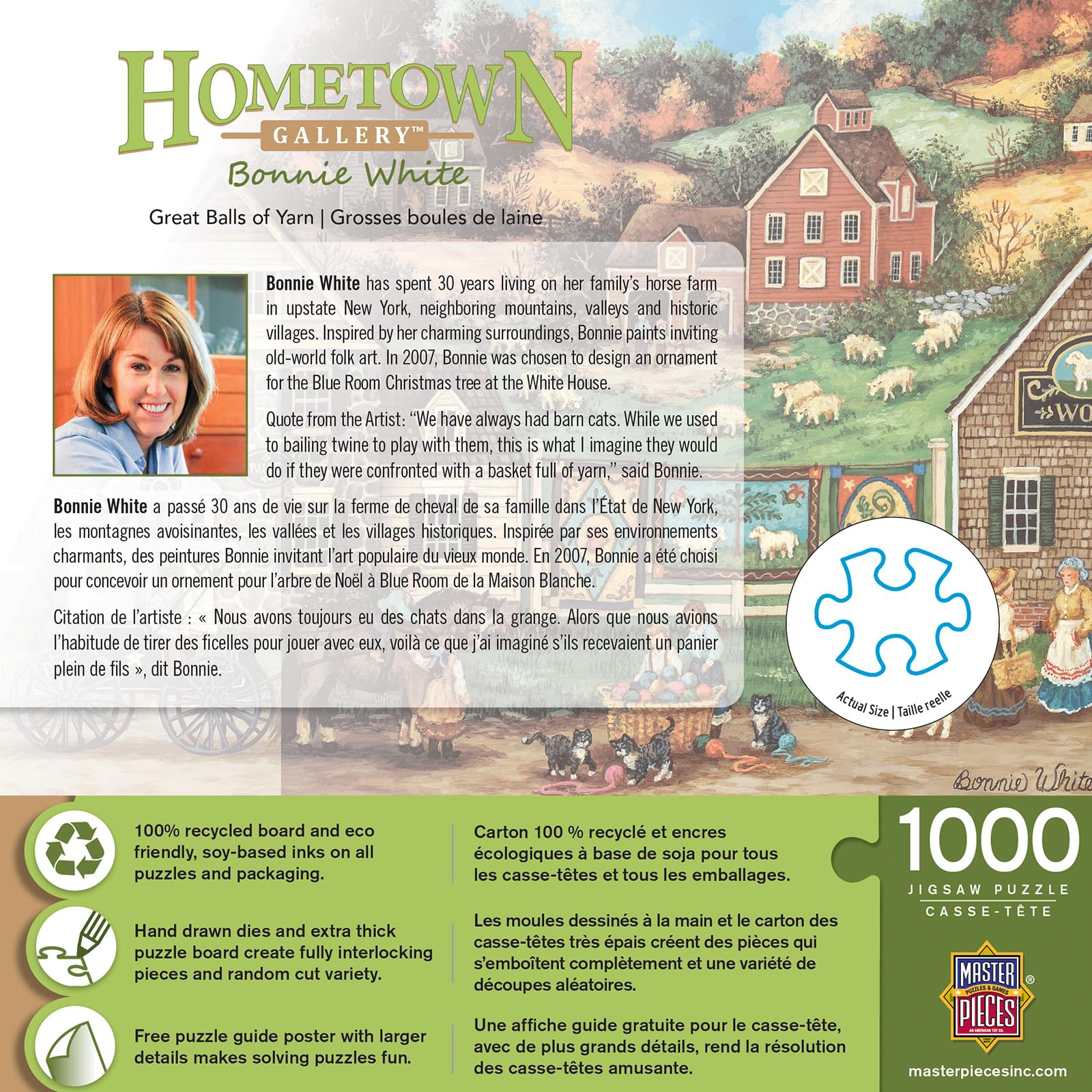 Hometown Gallery Great Balls of Yarn 1000 Piece Jigsaw Puzzle