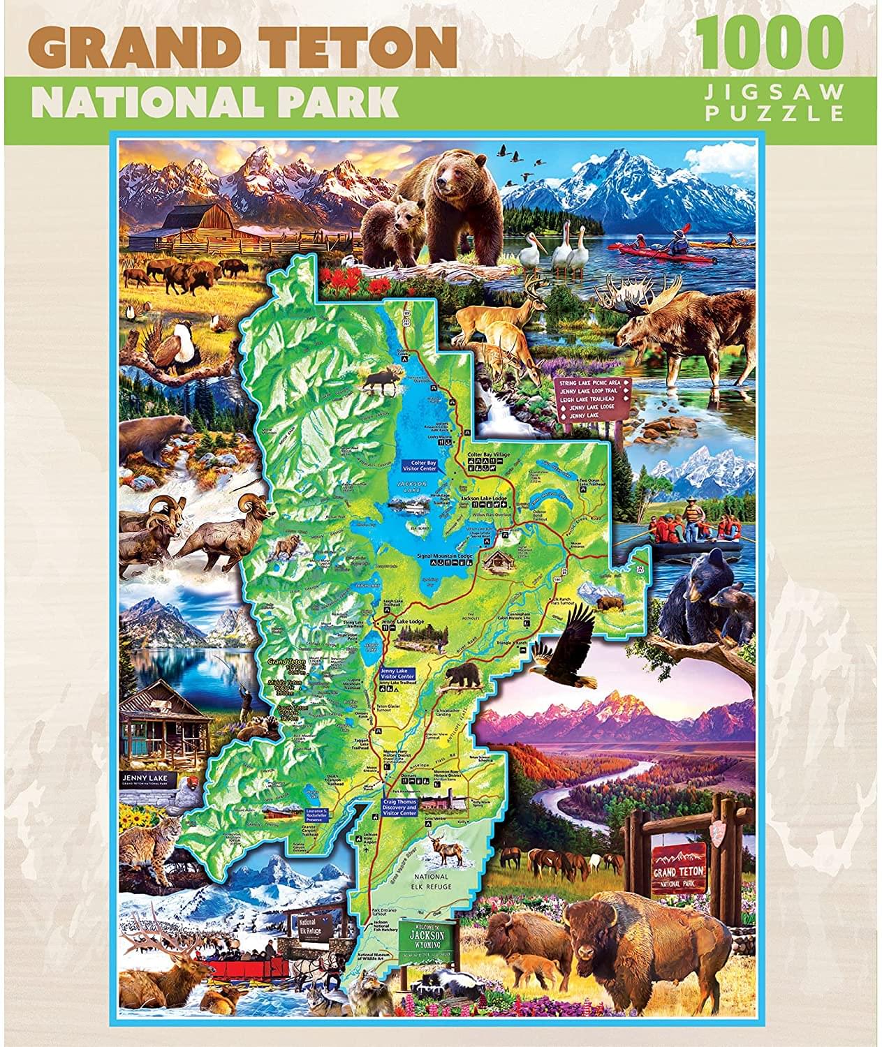 Grand Tetons 1000 Piece Jigsaw Puzzle