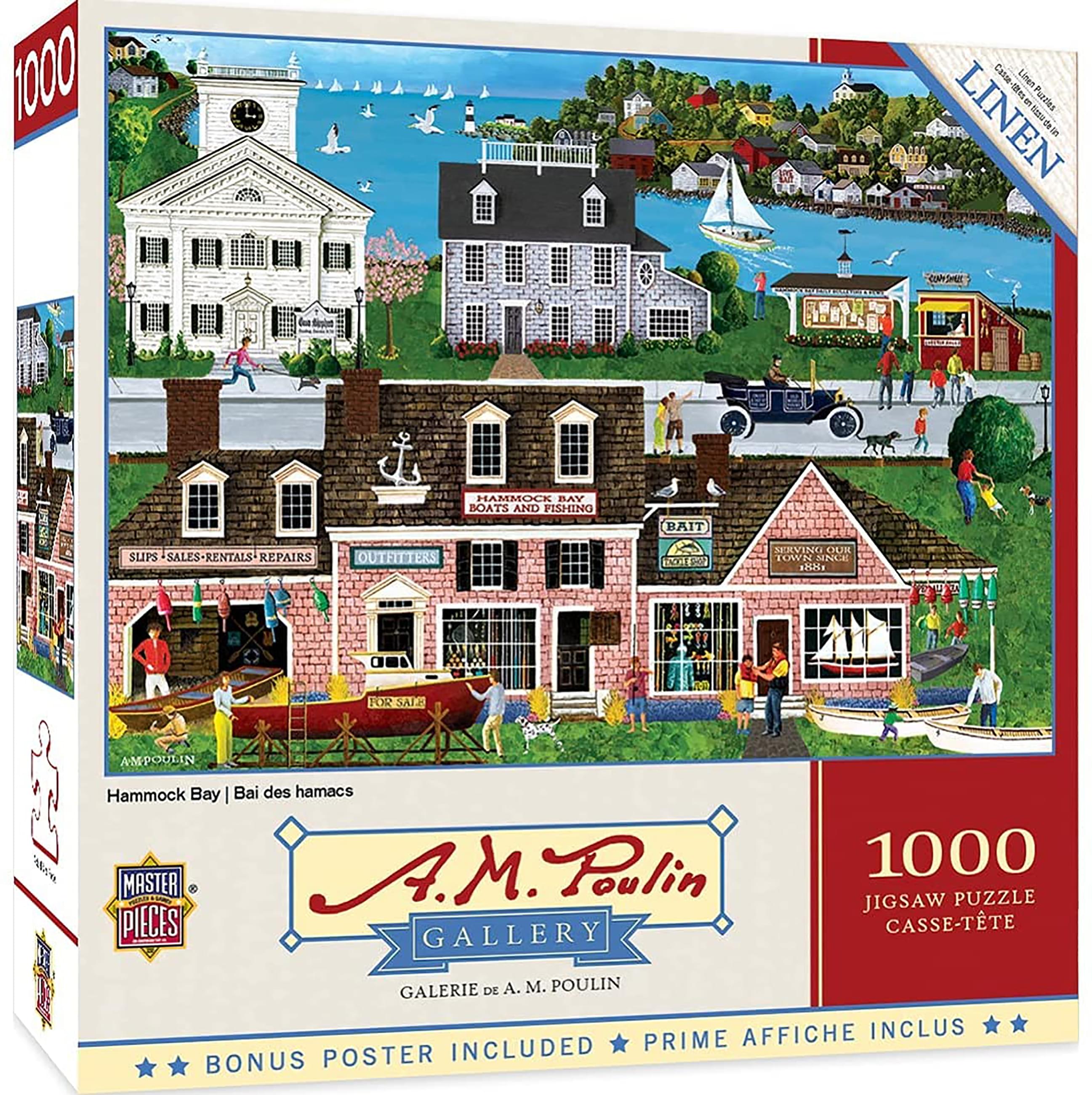 Hammock Bay 1000 Piece Linen Finish Jigsaw Puzzle