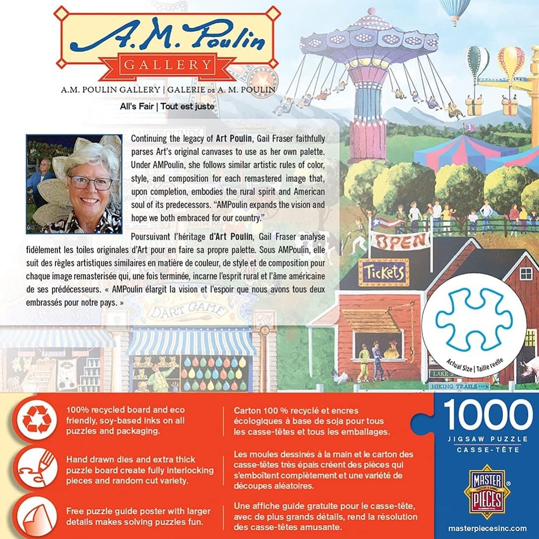 Alls Fair 1000 Piece Linen Finish Jigsaw Puzzle