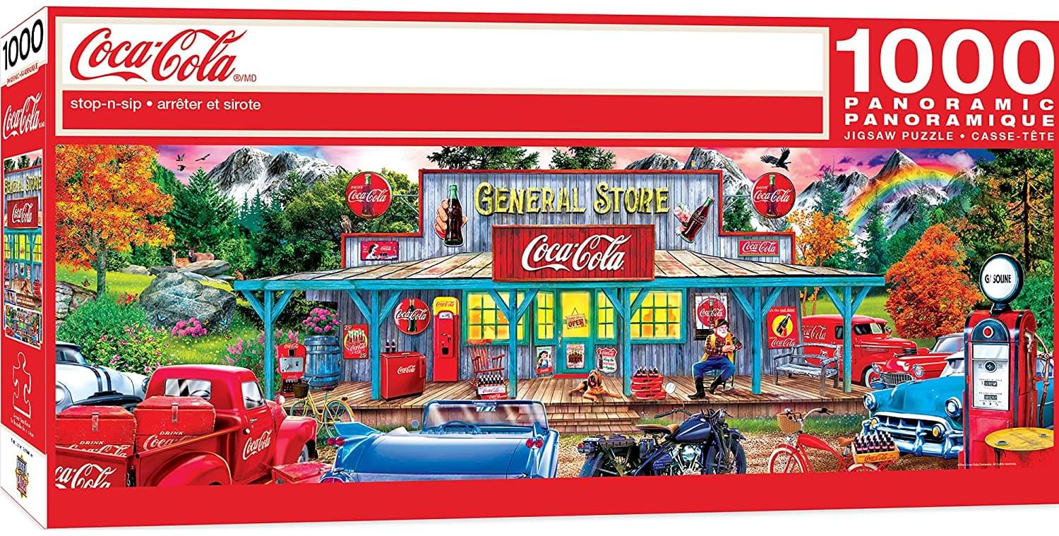 Coca-Cola Stop-n-Sip Panoramic 1000 Piece Jigsaw Puzzle
