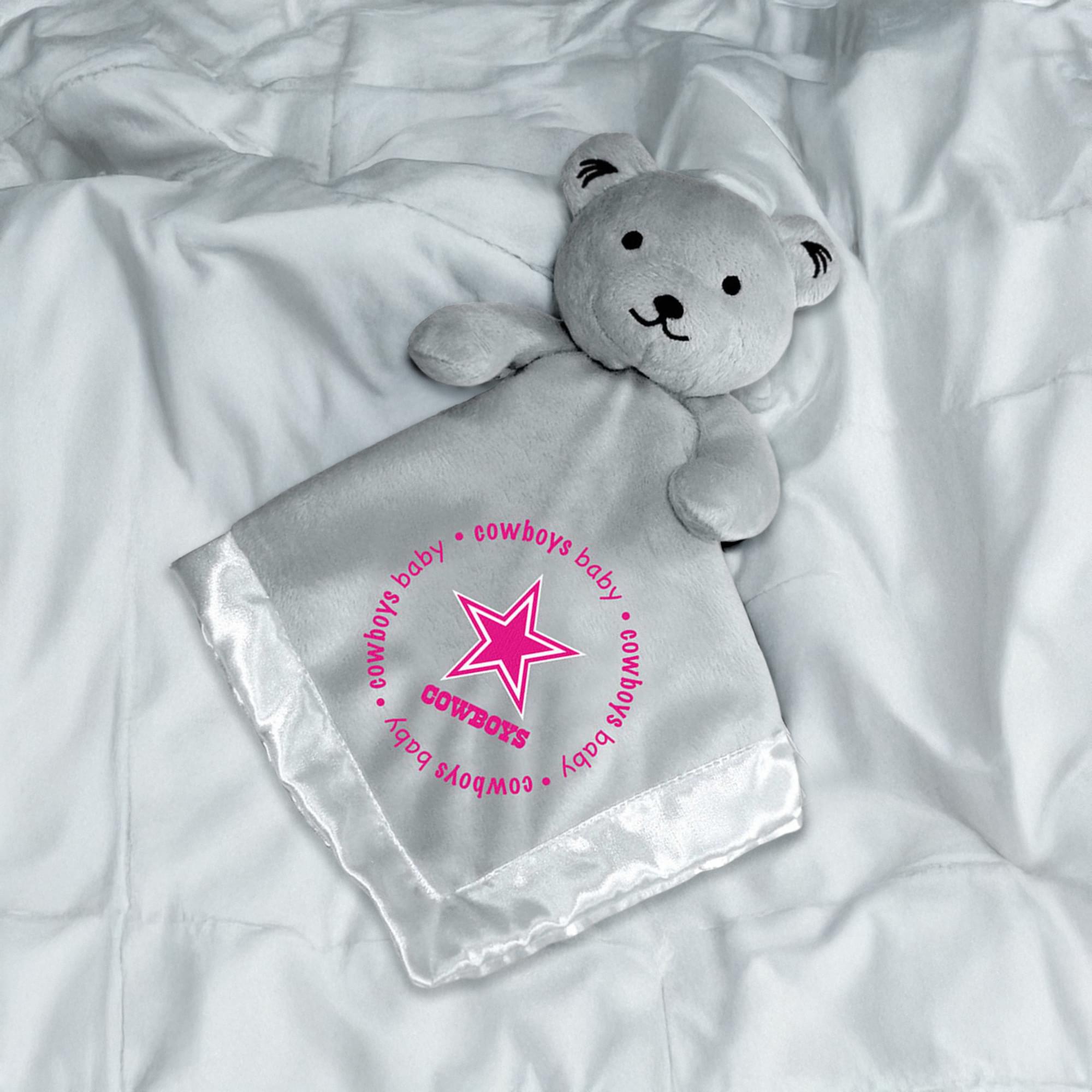 Dallas Cowboys NFL Plush Teddy Bear Baby Blanket