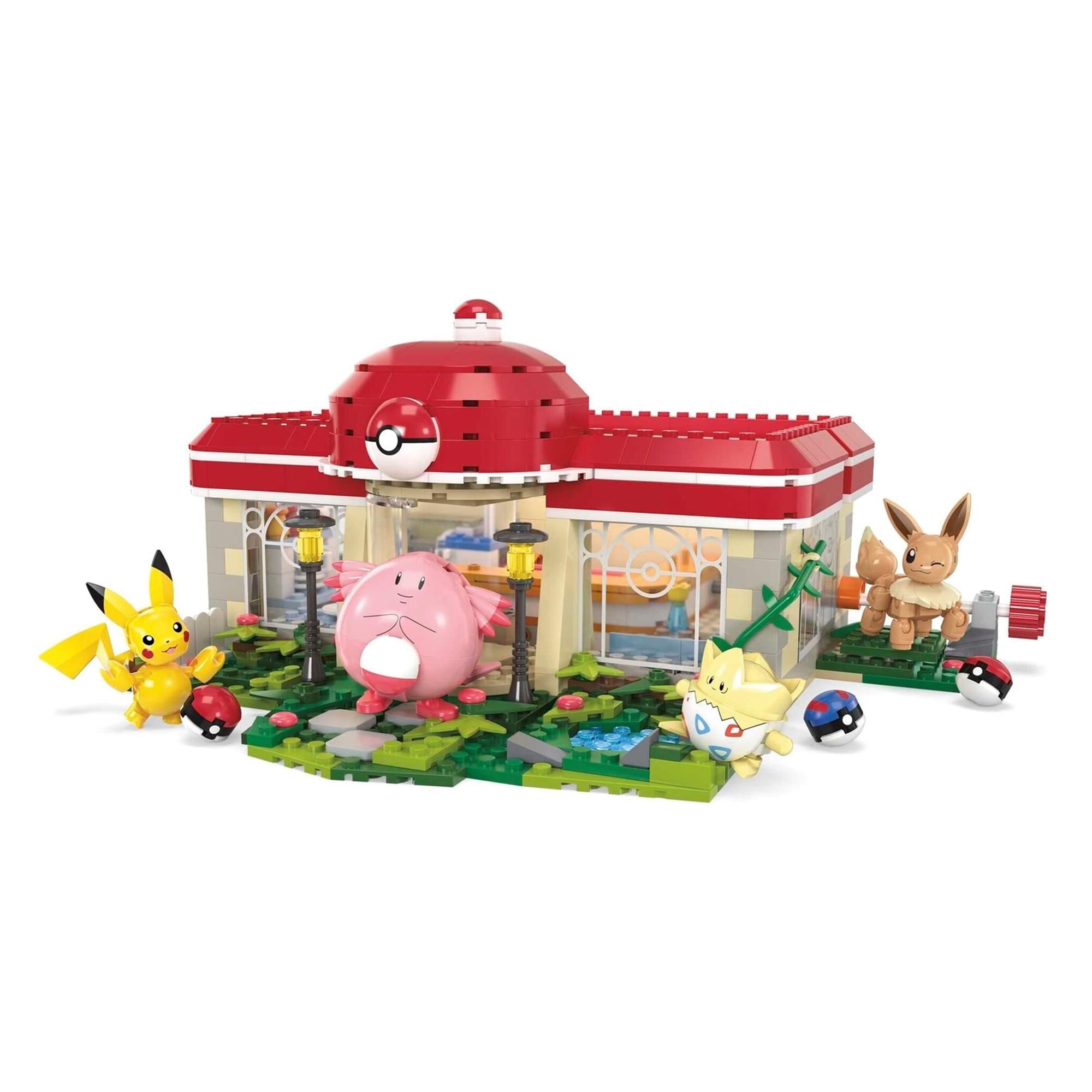 Pokemon Mega Construx Forest Center 648 Piece Block Building Set