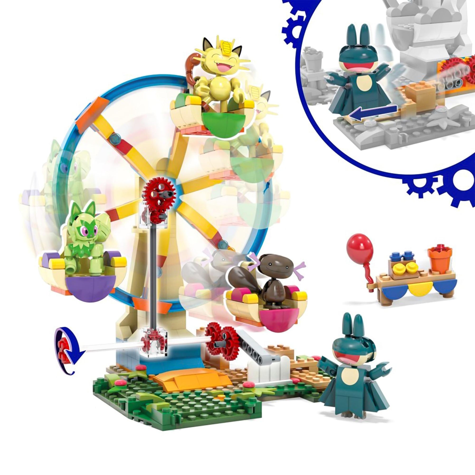MEGA Construx Pokemon Ferris Wheel Fun 393-Piece Building Set