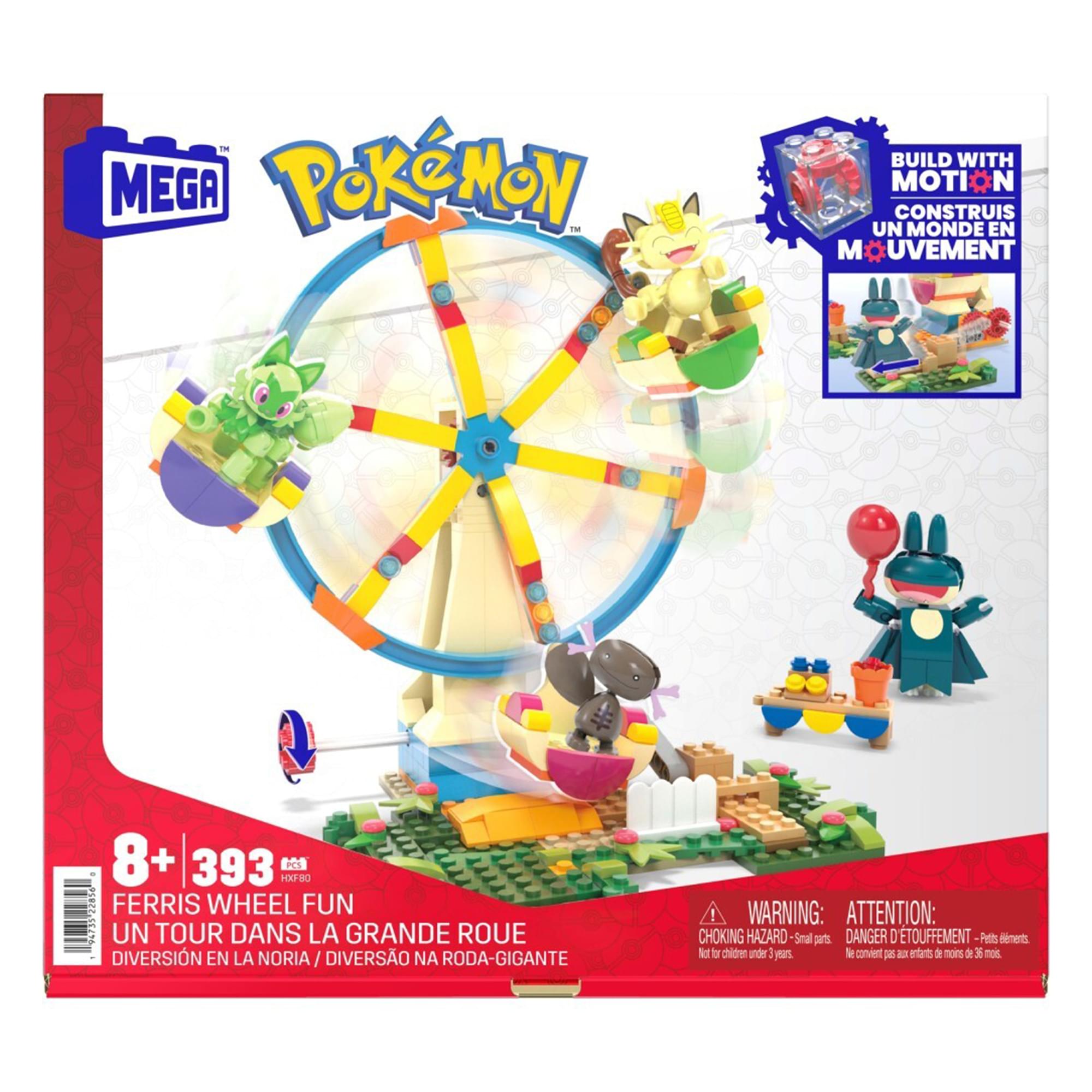 MEGA Construx Pokemon Ferris Wheel Fun 393-Piece Building Set
