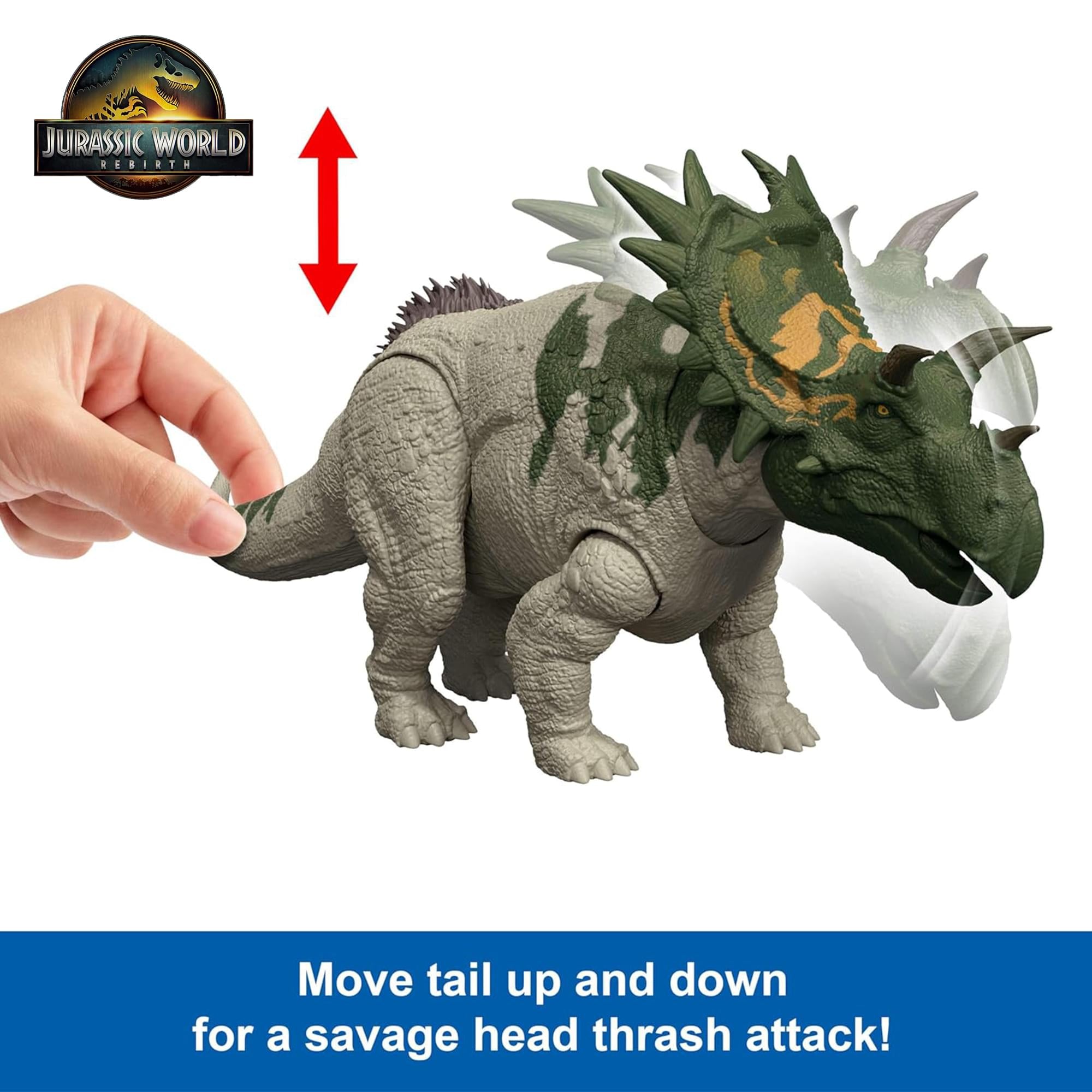 Jurassic World Rebirth Wild Roar Spiclypeus Interactive Dinosaur Figure