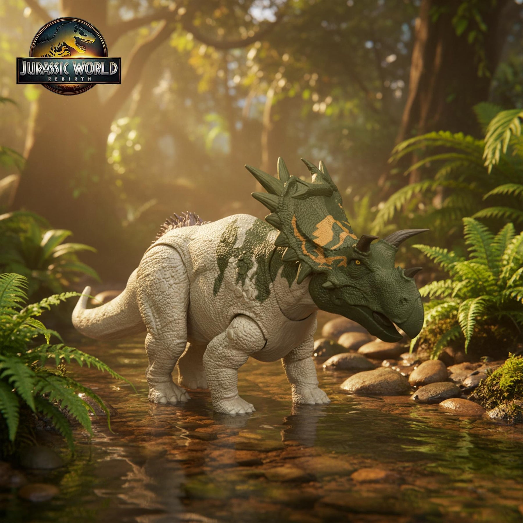 Jurassic World Rebirth Wild Roar Spiclypeus Interactive Dinosaur Figure