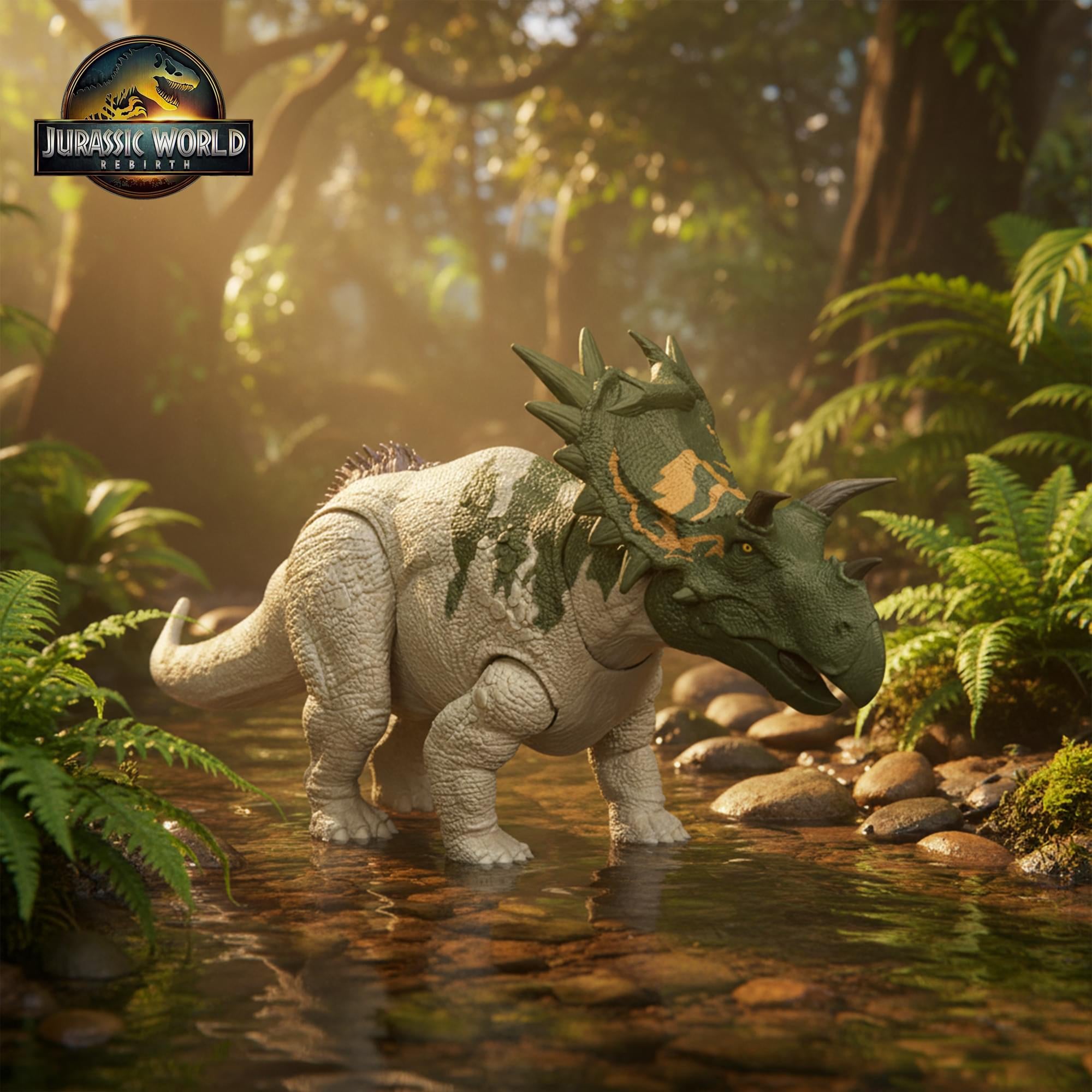Jurassic World Rebirth Wild Roar Spiclypeus Interactive Dinosaur Figure