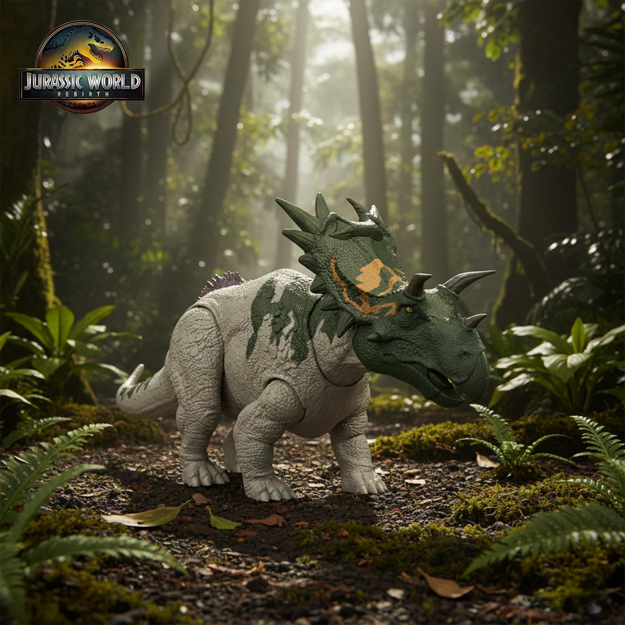 Jurassic World Rebirth Wild Roar Spiclypeus Interactive Dinosaur Figure