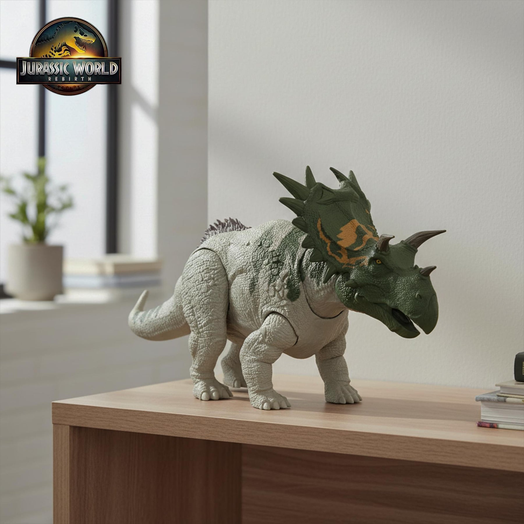 Jurassic World Rebirth Wild Roar Spiclypeus Interactive Dinosaur Figure