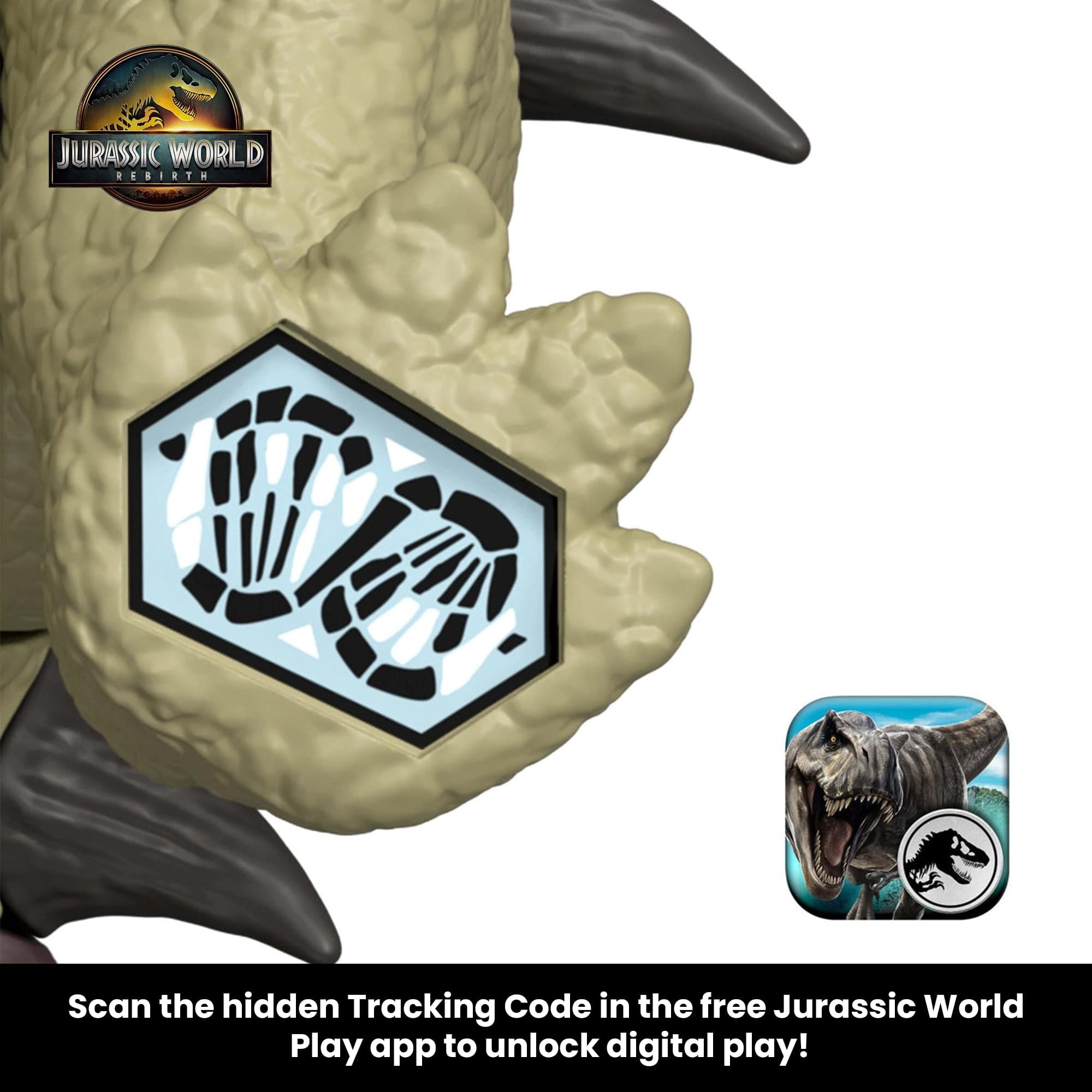 Jurassic World Rebirth Wild Roar Ankylosaurus Interactive Dinosaur Figure