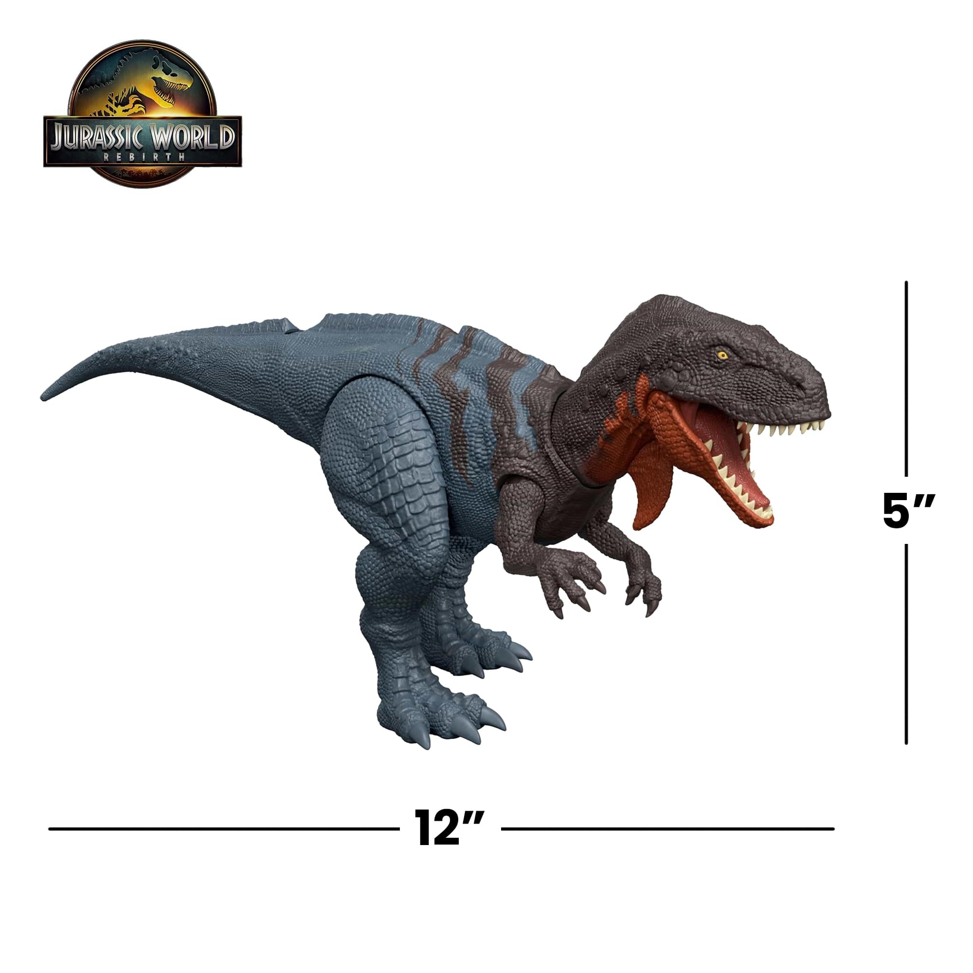 Jurassic World Rebirth Wild Roar Abelisaurus Interactive Dinosaur Figure