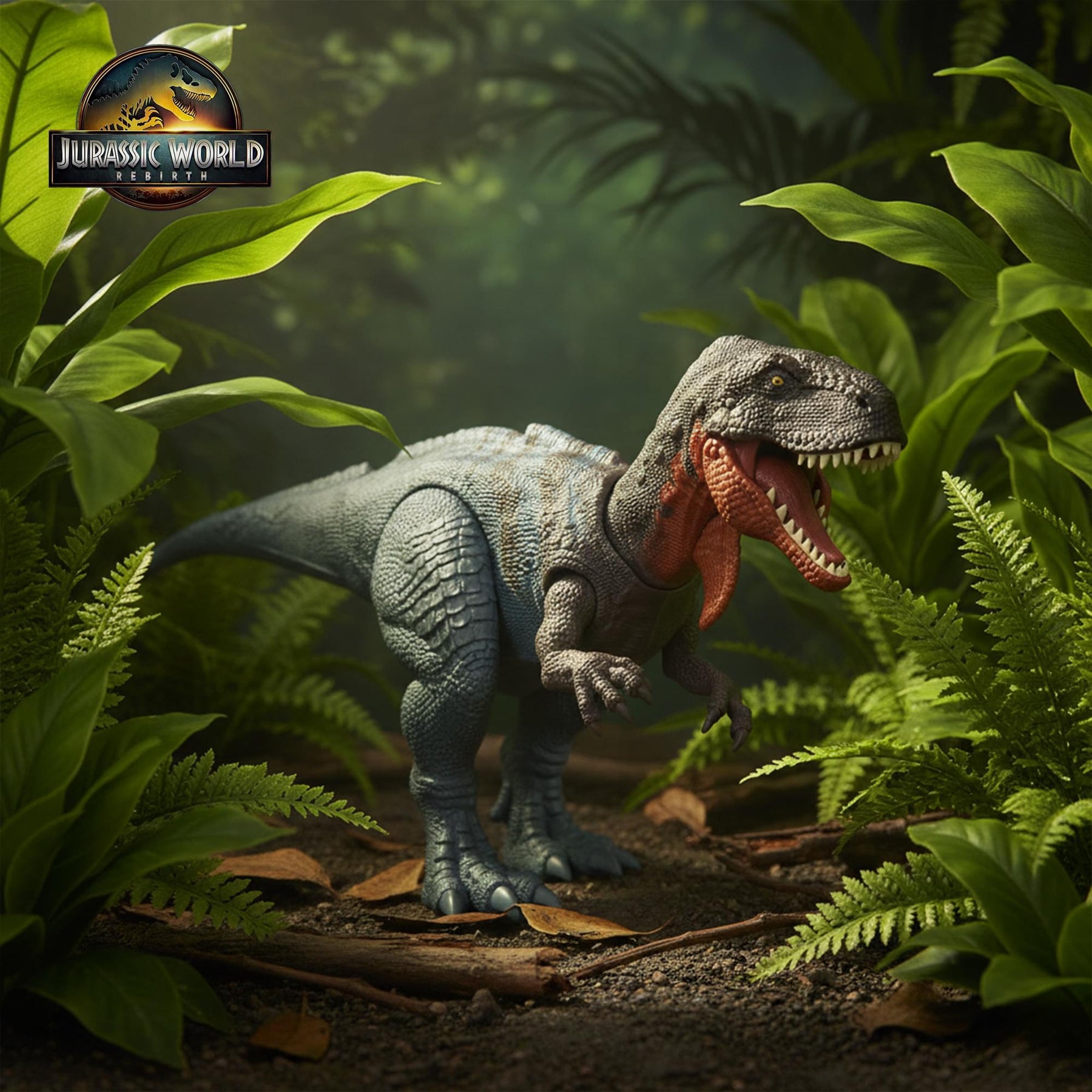 Jurassic World Rebirth Wild Roar Abelisaurus Interactive Dinosaur Figure