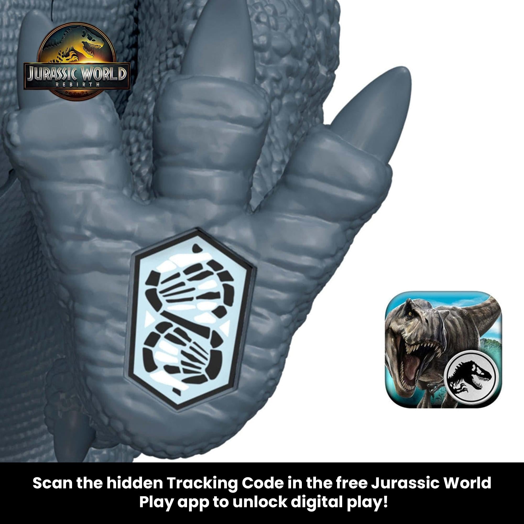 Jurassic World Rebirth Wild Roar Abelisaurus Interactive Dinosaur Figure