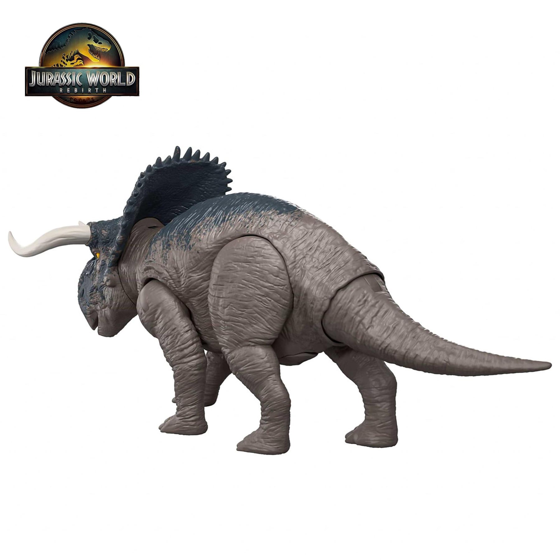 Jurassic World Rebirth Wild Roar Nasutoceratops Interactive Dinosaur Figure
