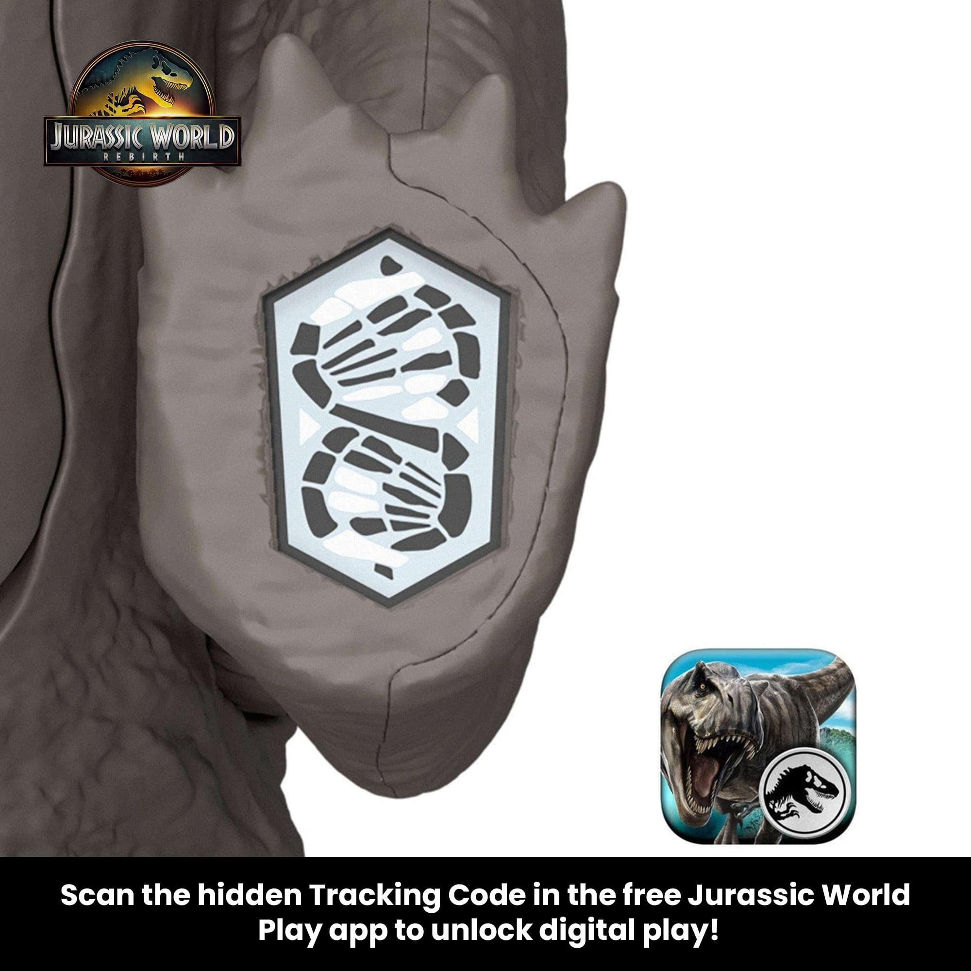 Jurassic World Rebirth Wild Roar Nasutoceratops Interactive Dinosaur Figure