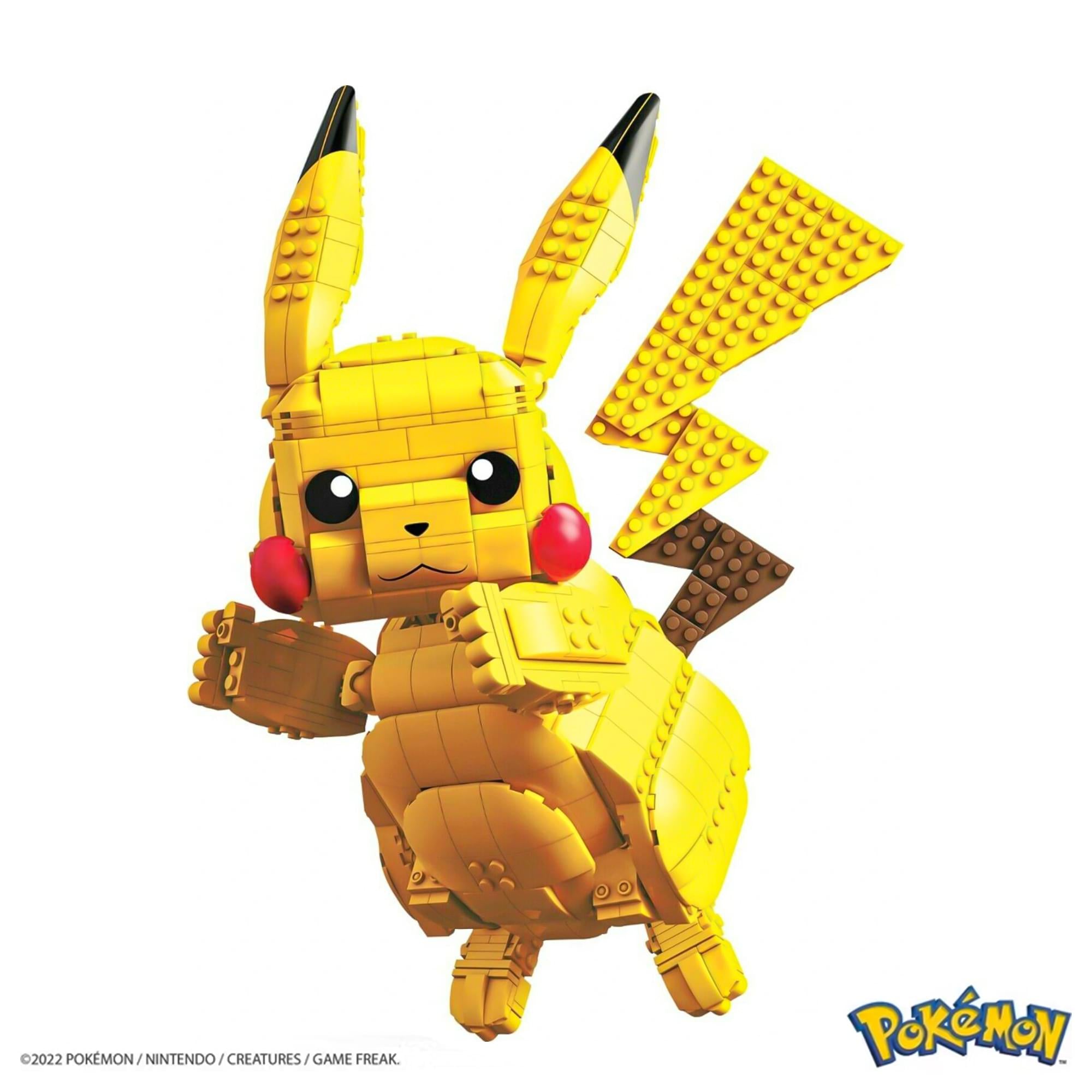 MEGA Construx Pokemon Jumbo Pikachu 825-Piece Building Set