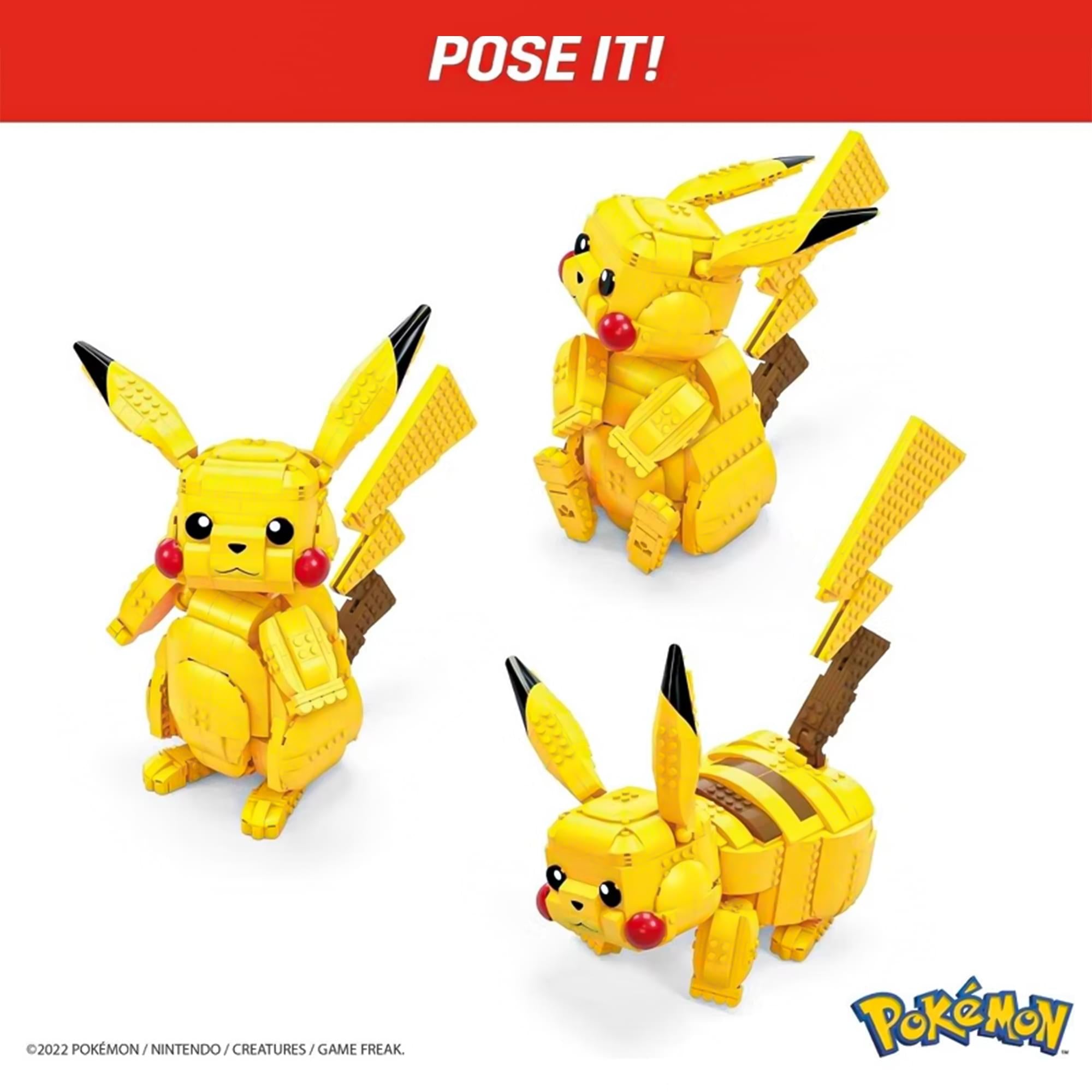 MEGA Construx Pokemon Jumbo Pikachu 825-Piece Building Set