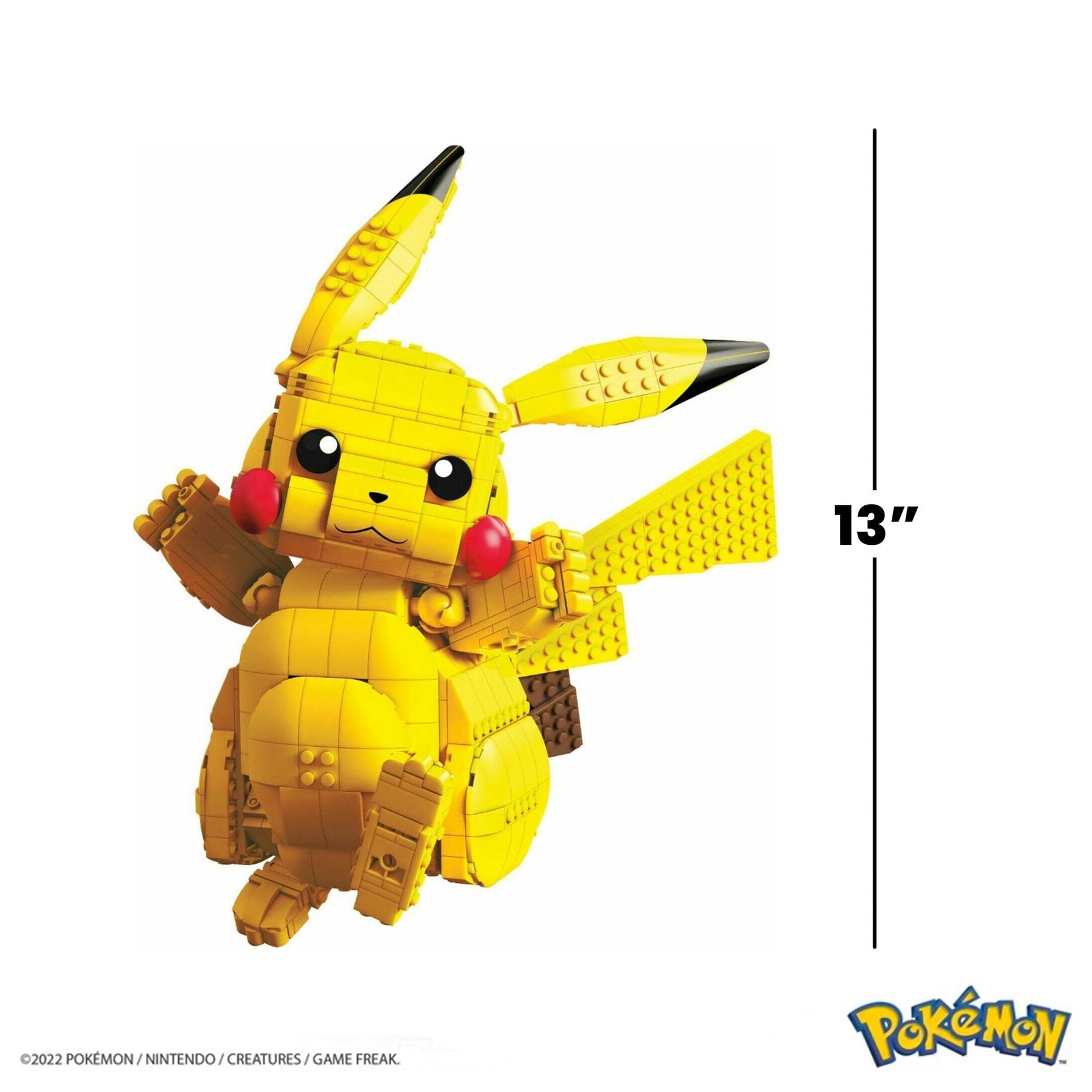 MEGA Construx Pokemon Jumbo Pikachu 825-Piece Building Set