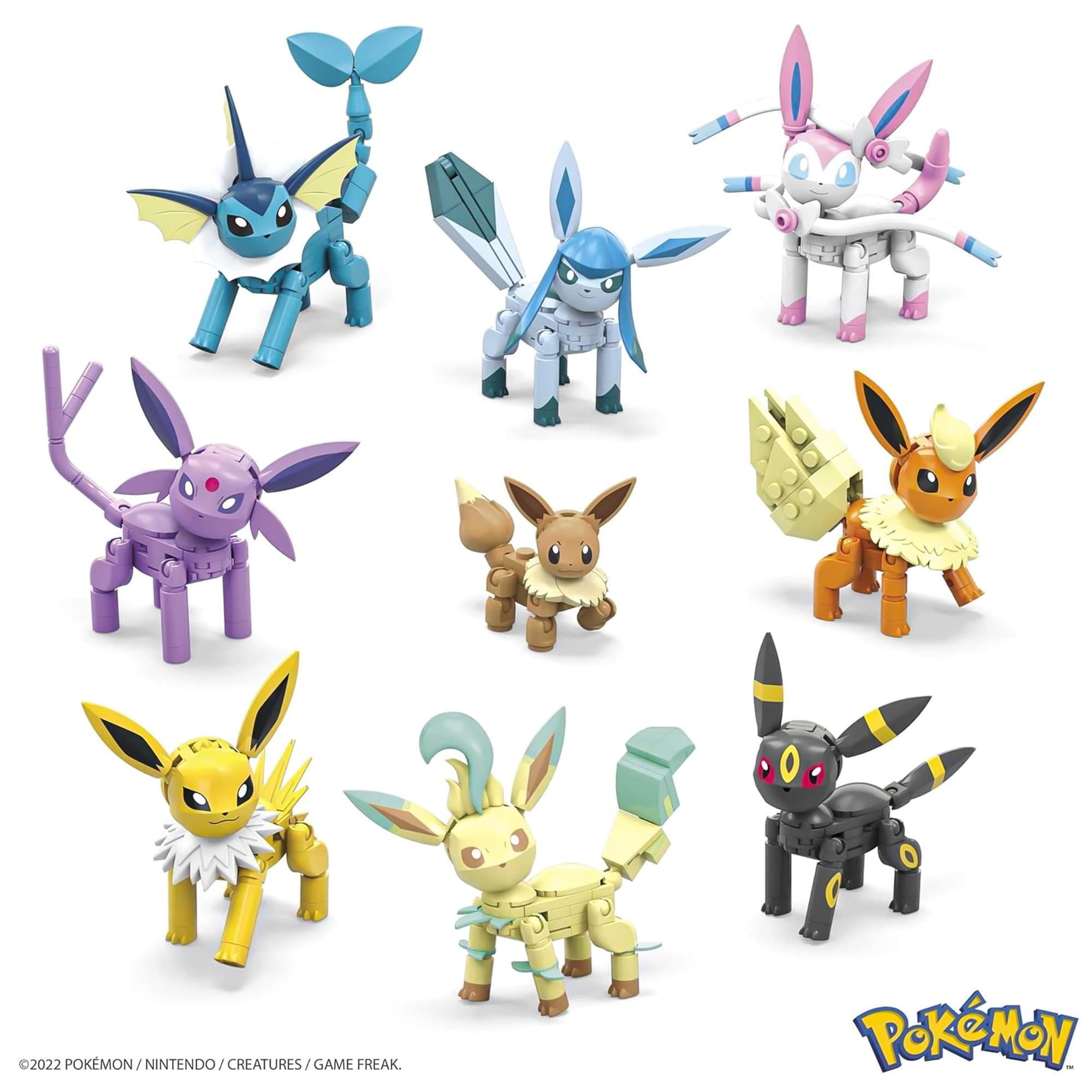 MEGA Construx Pokemon Every Eevee Evolution 470-Piece Building Set