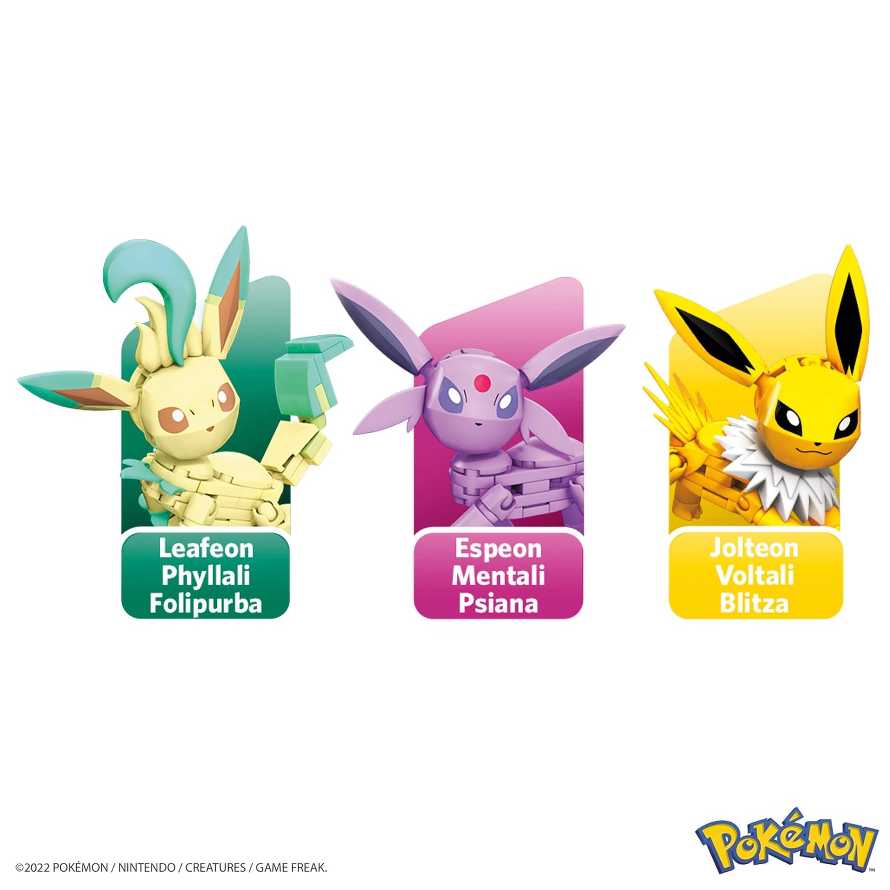 MEGA Construx Pokemon Every Eevee Evolution 470-Piece Building Set