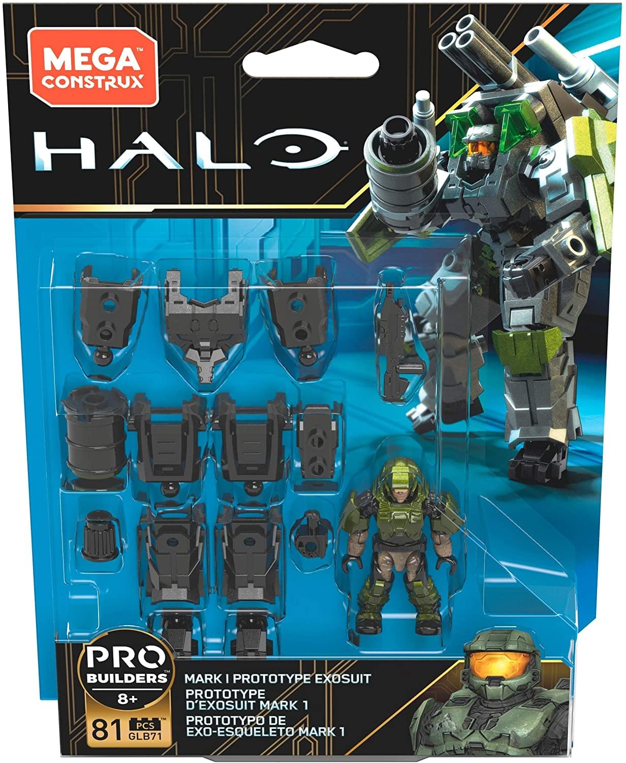 HALO Mega Construx 81 Piece Building Set | Mark I Prototype Exosuit
