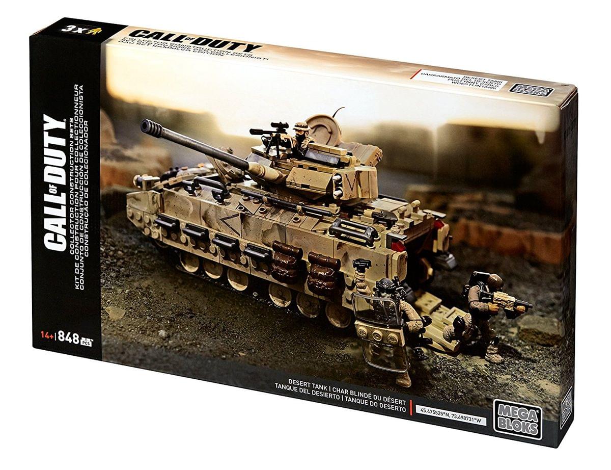 Mega Bloks Call of Duty Desert Tank Building Set
