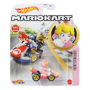 Mario Kart Hot Wheels 1:64 Diecast Car | Cat Peach