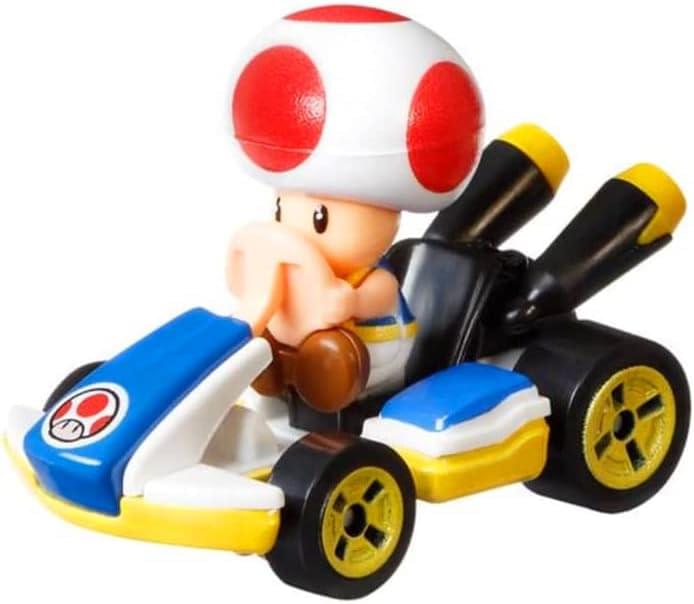 Mario Kart Hot Wheels 1:64 Diecast Car | Toad