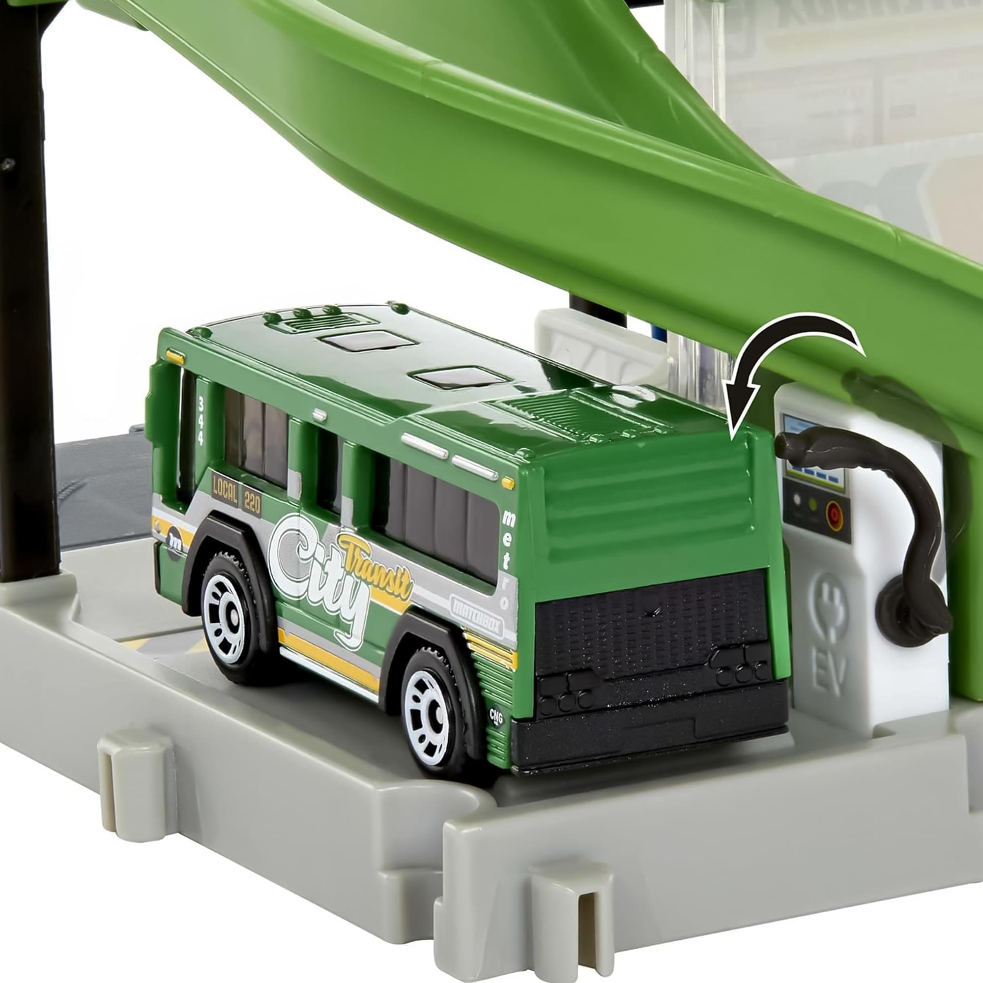 Matchbox Action Drivers Bus Station Playset